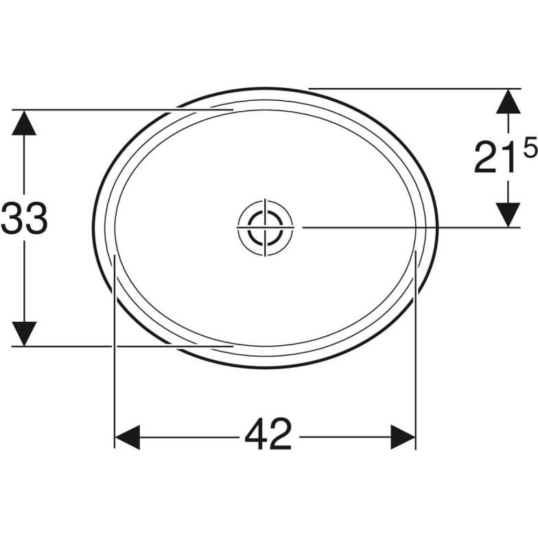 Умивальник VariForm 49 500.751.01.2 Geberit