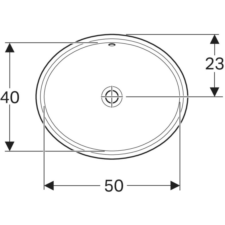 Умивальник VariForm 56 500.753.01.2 Geberit