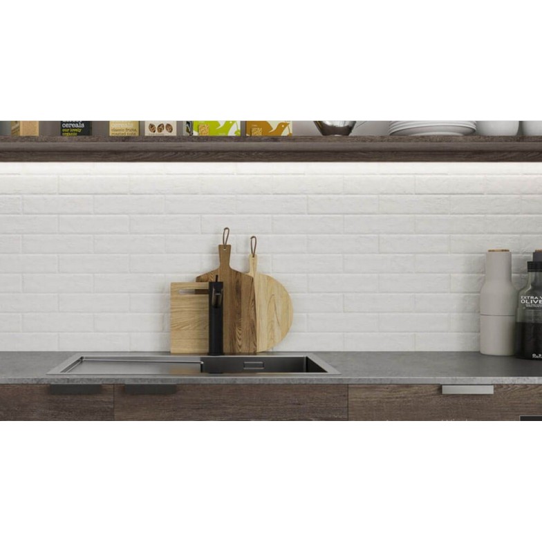 Плитка фасадна Scandiano Bianco 65x240 Paradyz