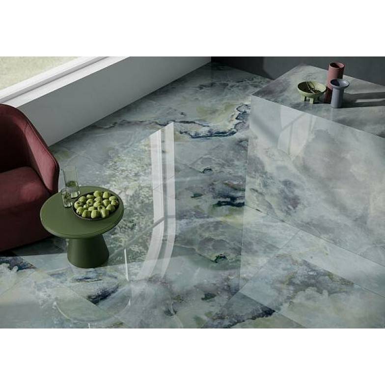 Плитка керамогранітна Invisible Green SZKL RECT POL 1198x1198 Paradyz