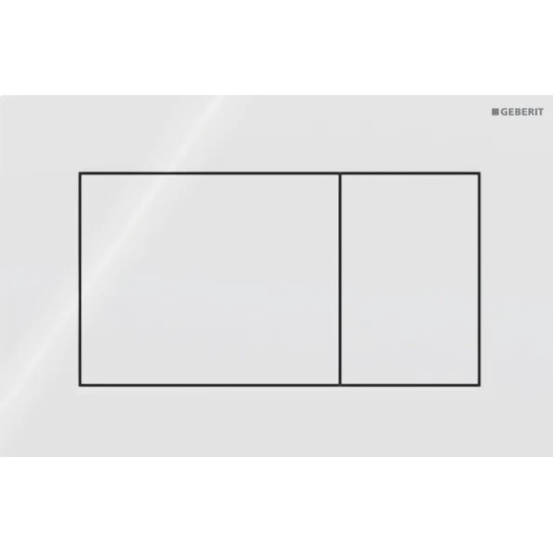 Кнопка зливу Sigma 01 Square 115.660.11.1 білий Geberit