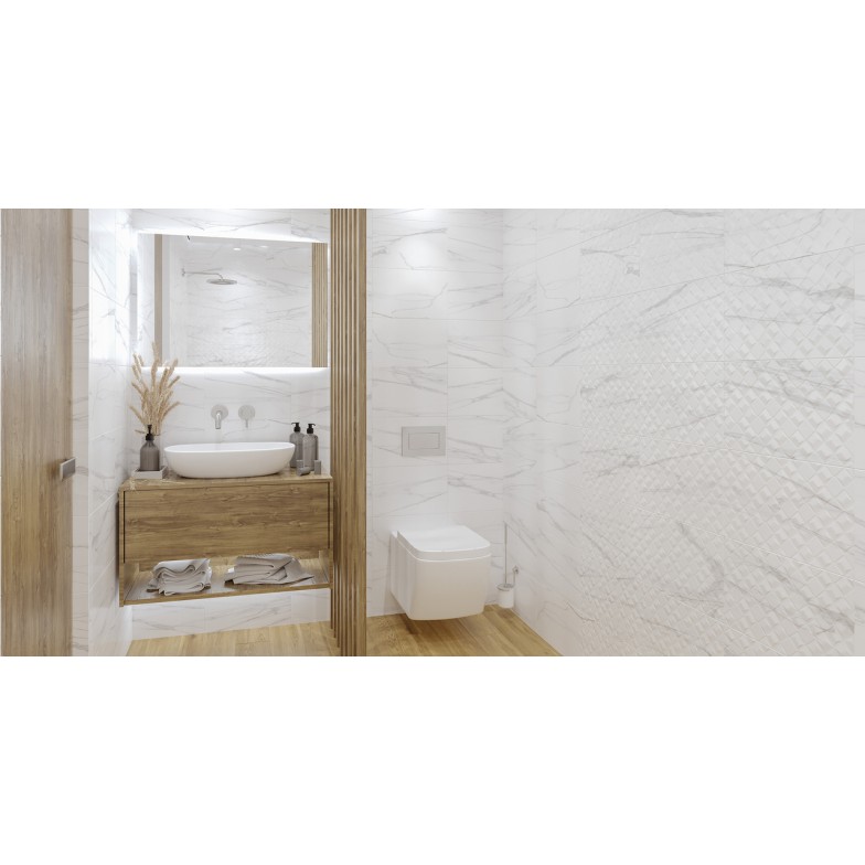 Плитка стінова 862051 Elba Сірий 25x40 код 2043 Голден Тайл