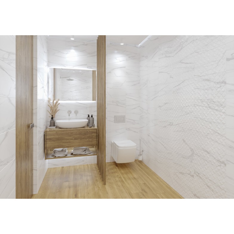 Плитка стінова 862151 Elba Сірий SATIN 25x40 код 2104 Голден Тайл