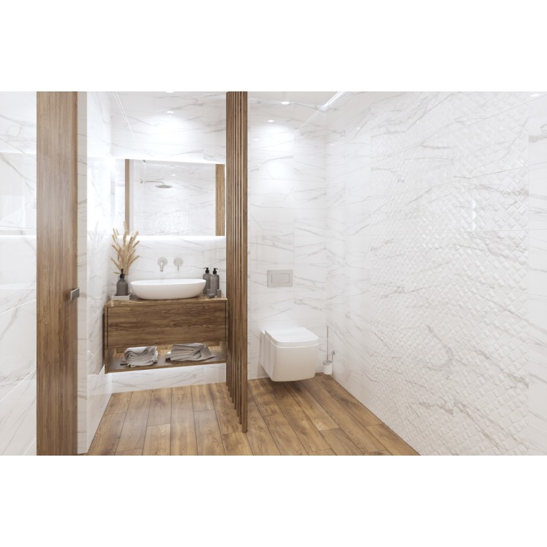 Плитка стінова 862151 Elba Сірий SATIN 25x40 код 2104 Голден Тайл