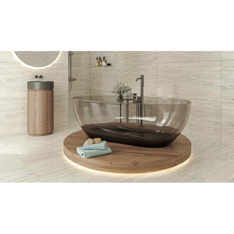 Плитка керамогранітна TE1580 Travertino Ever Бежевий RECT 600x600x8 Golden Tile