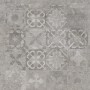 Плитка керамогранітна Softcement Silver Decor Patchwork RECT 597x597x8 Cerrad
