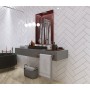 Плитка стінова The Wall plane світло-сірий 100x300x7 Golden Tile