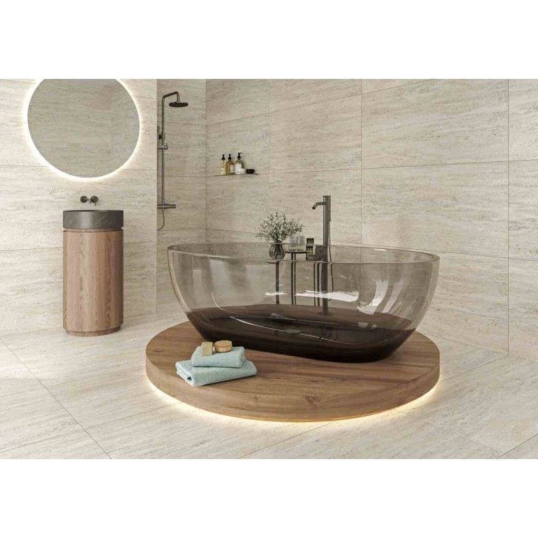 Плитка керамогранітна TE1980 Travertino Ever Бежевий RECT 600x1200x8 Golden Tile