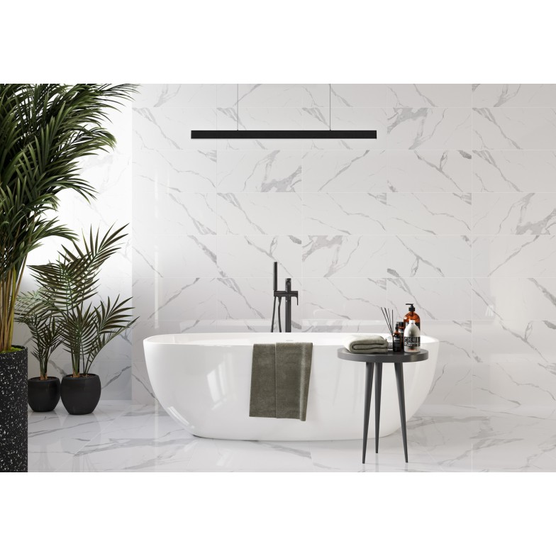 Плитка керамогранітна Calacatta Vera білий RECT 595x595x11 Golden Tile