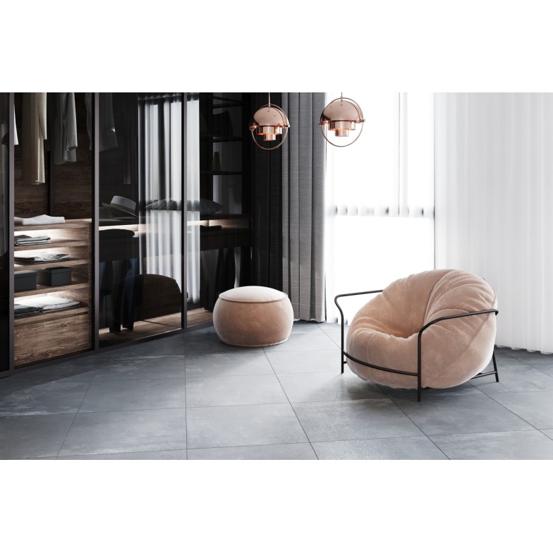 Плитка керамогранітна Lucido сірий LAP 600x600x10 Golden Tile