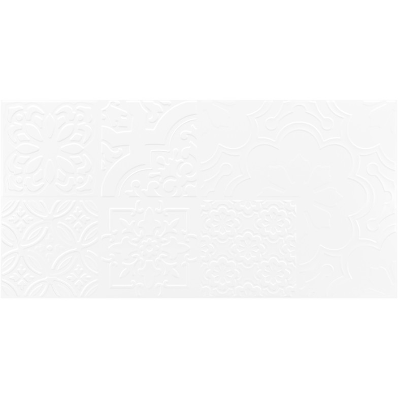 Плитка стінова Tutto Bianco Patchwork білий 300x600x9 Golden Tile