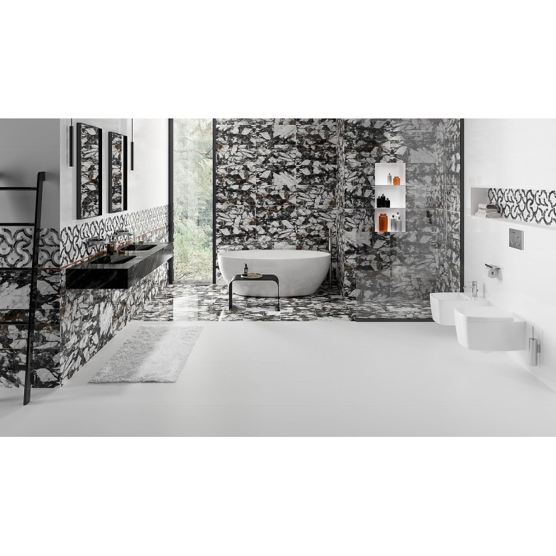 Плитка стінова Esme White GLOSSY 297x600x9 Opoczno