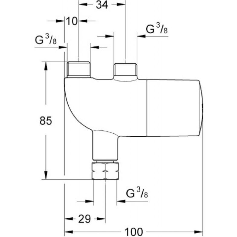 Термостат Grohtherm Micro (34487000), Grohe