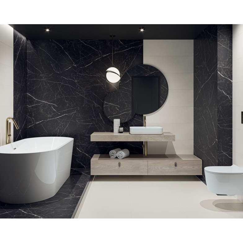 Плитка керамогранітна Artstone Black RECT 598x598x9 Paradyz