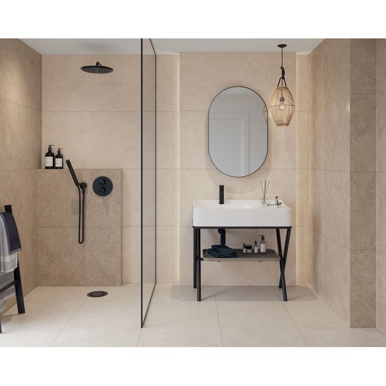 Плитка керамогранітна Lightstone Crema RECT LAP 598x598x9 Paradyz