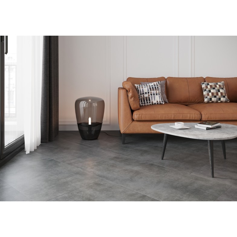 Плитка керамогранітна Strada антрацитовий RECT 600x600x10 Golden Tile