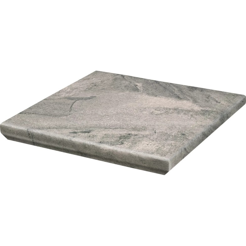 Сходинка з капіносом кутова Mattone Pietra Grafit 330x330 Paradyz