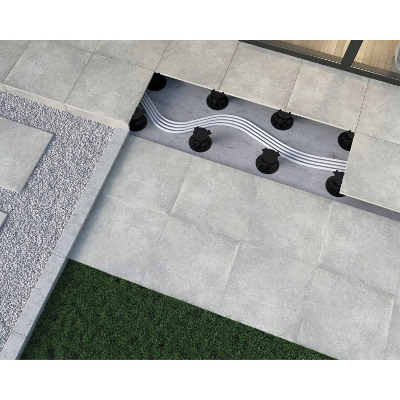 Плитка керамогранітна Garden Grys 2.0 RECT 595x595x20 Paradyz