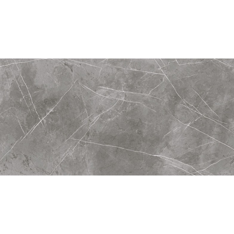 Плитка керамогранітна MD2980 Marble Mood Сірий RECT MAT 600x1200x8 Golden Tile
