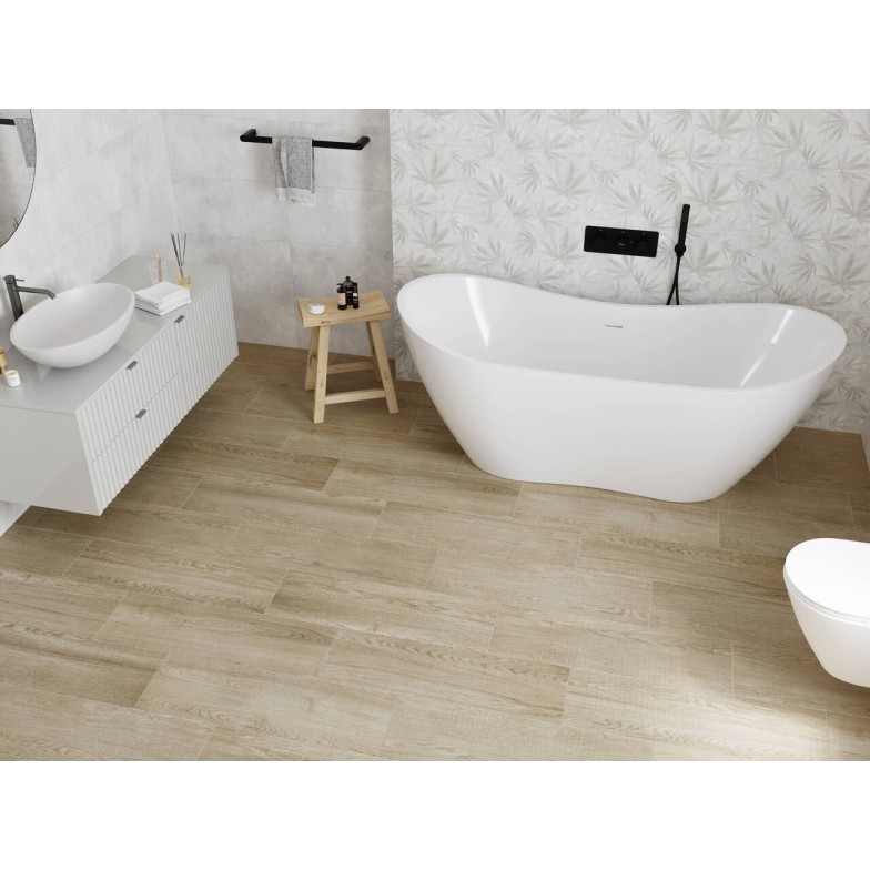 Плитка керамогранітна NR1P70 Nordic Wood Бежевий 200x650x7 Golden Tile