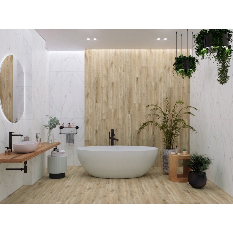 Плитка керамогранітна RWНP70 Rustic Wood Темно-бежевий 200x650x7 Golden Tile