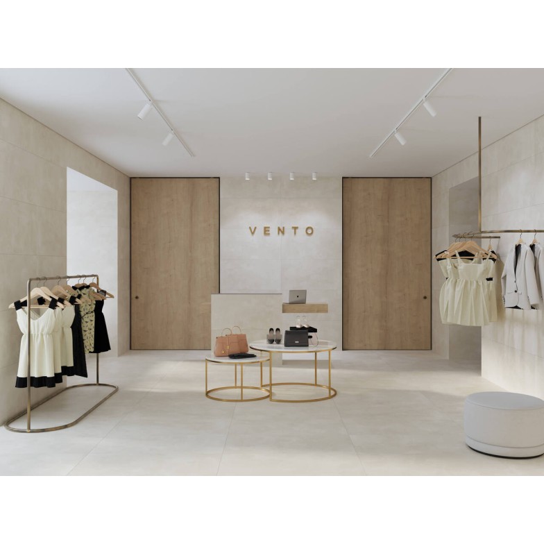 Плитка керамогранітна VTГ980 Vento Кремовий RECT 600x1200x8 Golden Tile