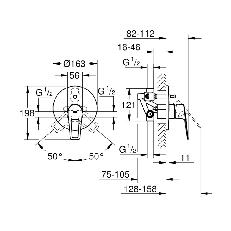 Змішувач BauLoop (29081001) Grohe