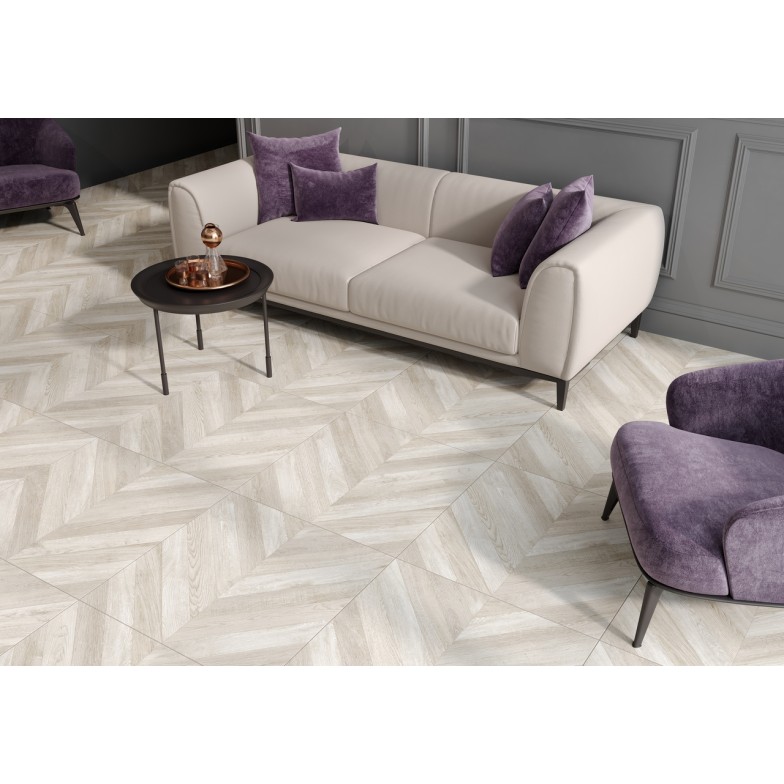 Плитка керамогранітна Parquet коричневий 607x607x10 Golden Tie