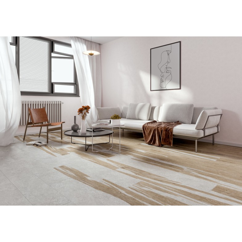 Плитка керамогранітна Sintonia мікс RECT 198x1198x10 Golden Tile
