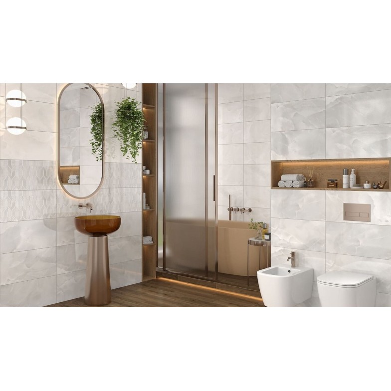 Плитка стінова Amanda Grey GLOSSY 297x600 Opoczno