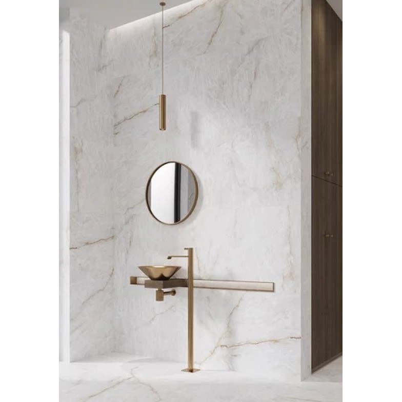 Плитка керамогранітна Cristal Champagne Crema SZKL RECT MAT 598x1198x8 Paradyz