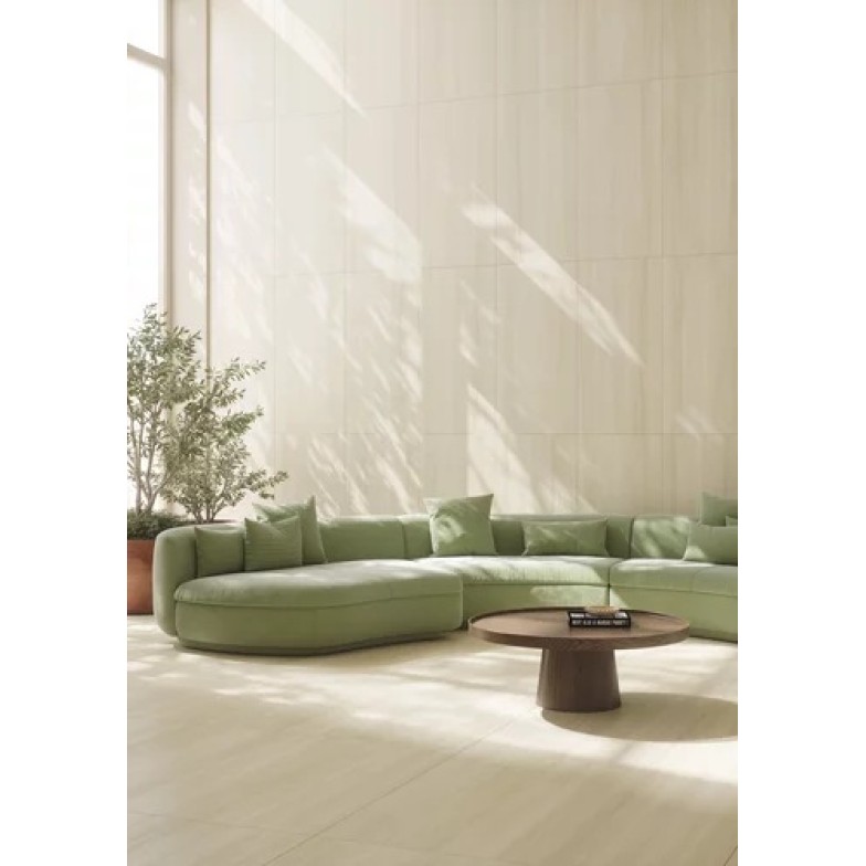Плитка керамогранітна Wave Desert Crema SZKL RECT MAT 598x1198x8 Paradyz