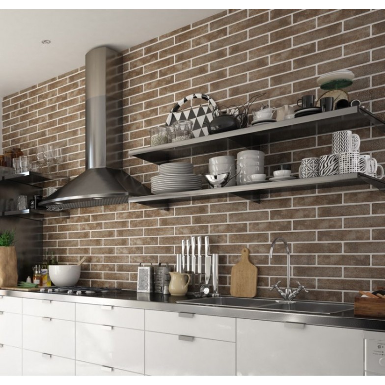 Плитка фасадна Baker Street світло-бежевий Slim 60x250x6 Golden Tile