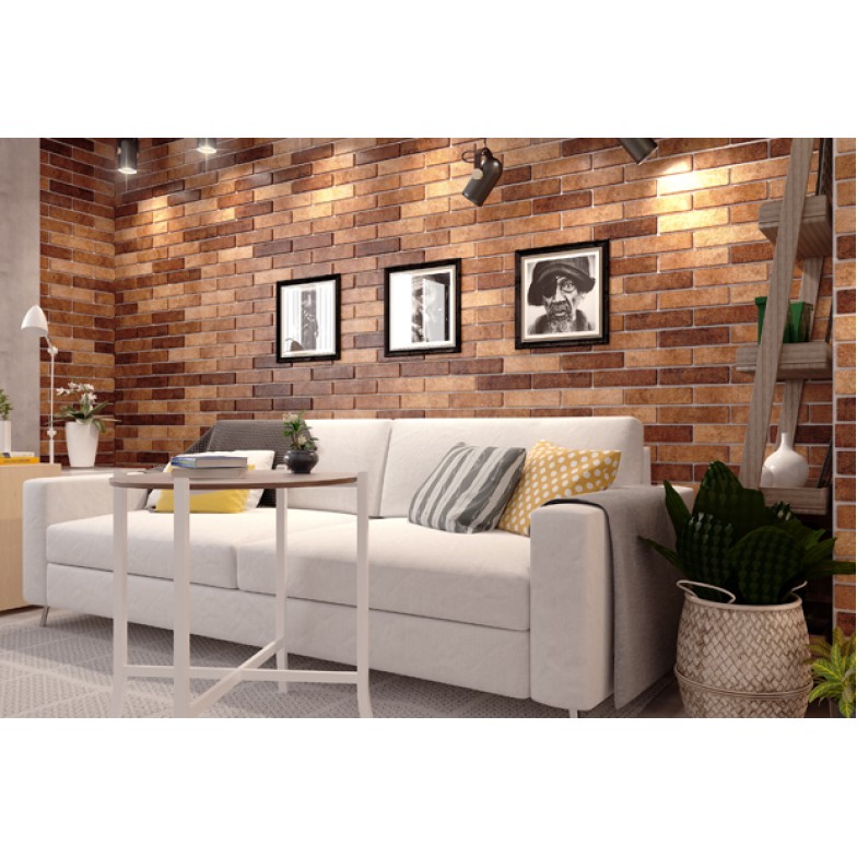 Плитка фасадна Seven Tones помаранчевий Slim 60x250x6 Golden Tile