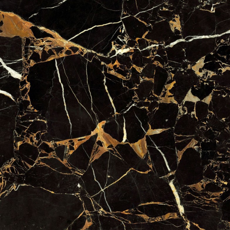 Плитка керамогранітна 9АС580 Saint Laurent Чорний RECT 600x600x8 Golden Tile