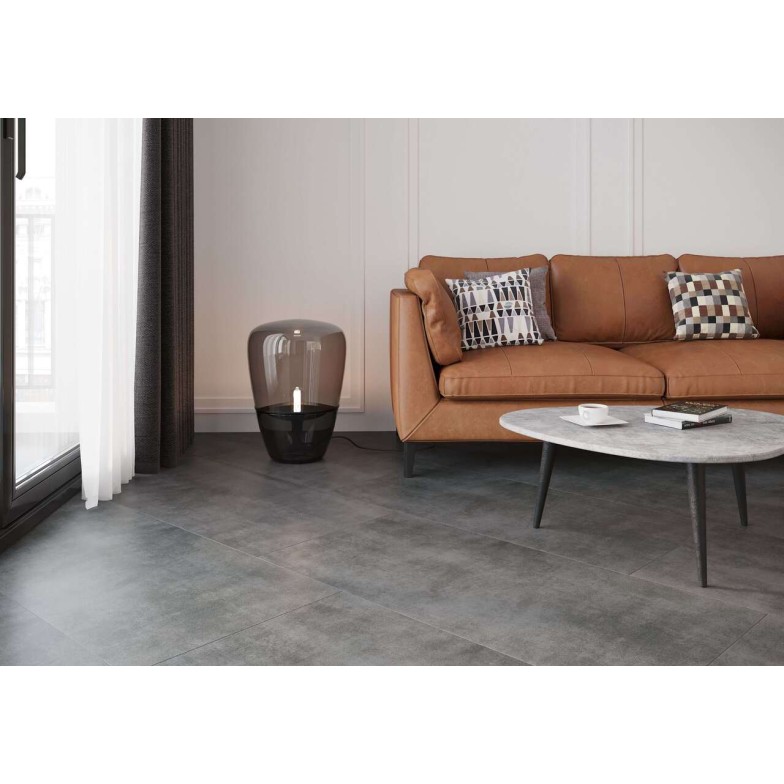 Плитка керамогранітна 5NУ980 Strada Антрацитовий RECT 600x1200x8 Golden Tile