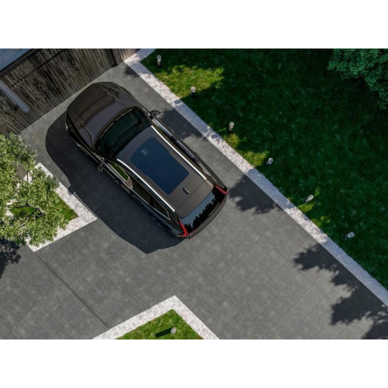 Плитка керамогранітна Pizarra Grey 2.0 RECT 600x1200x20 StarGres