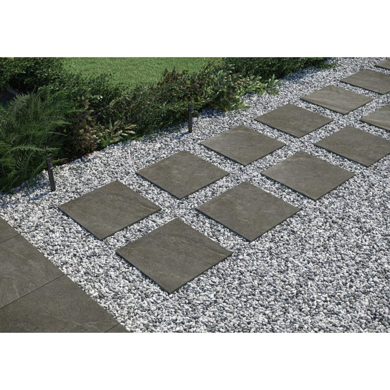 Плитка керамогранітна Cliff Antracyt 2.0 RECT 597x597x20 Cerrad