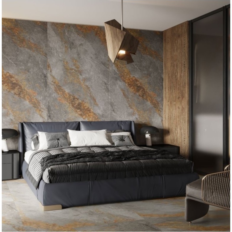 Плитка керамогранітна Auric Grey RECT 597x1197x8 Cerrad