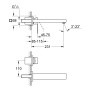 Змішувач для умивальника M-Size Eurocube (23447000), Grohe