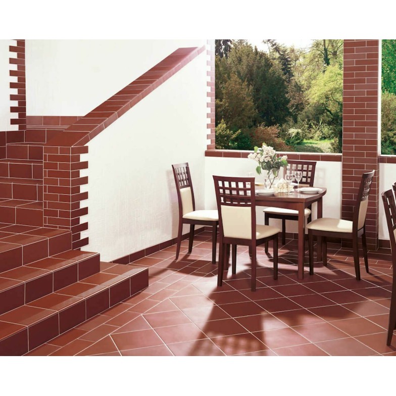 Сходинка з капіносом кутова 6293 Natural Rosa STR 330x330x11 Paradyz