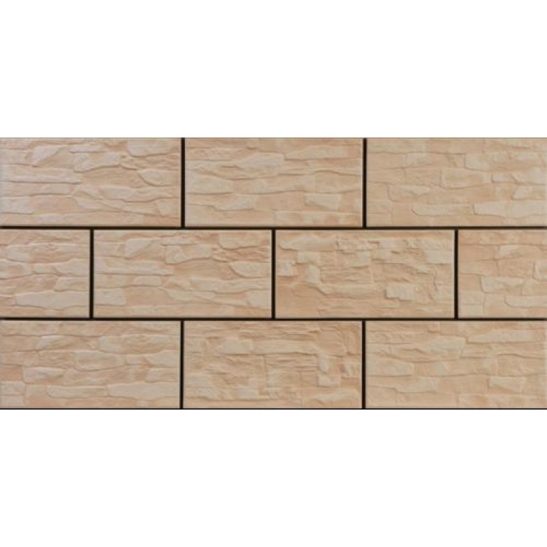 Камінь фасадний Cer 11 Cappuccino 14,8x30x0,9 код 7337 Cerrad