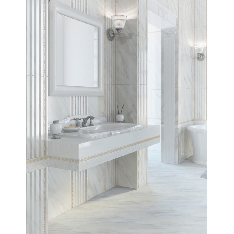 Плитка стінова Е50051 Каррара Білий 30x60 код 7231 Голден Тайл