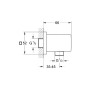 Підключення душового шланга Euphoria Cube (27704000), Grohe