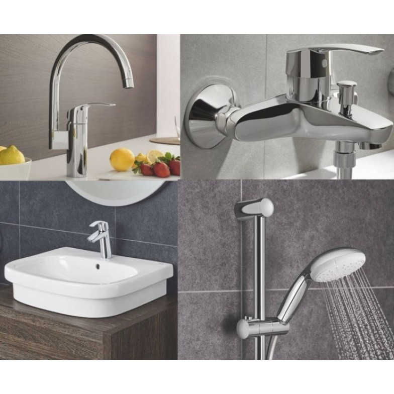 Набір змішувачів 4 в 1 Eurosmart New (GH2U123248MK) Grohe