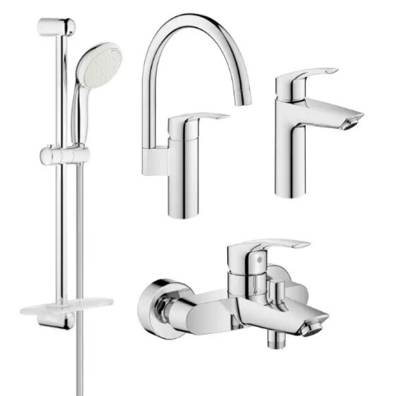 Набір змішувачів 4 в 1 Eurosmart New (GH2U123248MK) Grohe