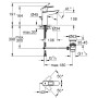 Набір змішувачів для ванни 3 в 1 BauLoop New UA123215M0 Grohe