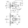 Набір змішувачів для ванни 3 в 1 BauLoop New UA123215M0 Grohe