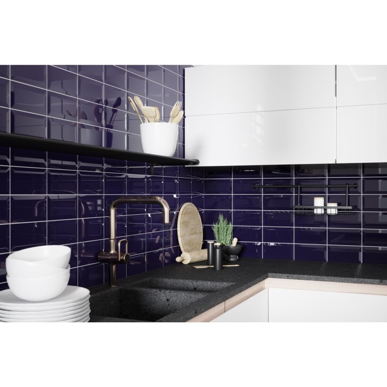 Плитка стінова Metrotiles синій 100x200x7 Golden Tile