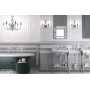 Плитка стінова Metrotiles plane темнo-сірий 100x200x7 Golden Tile